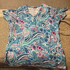 Vera Bradley xs scrub top
